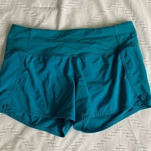 Blue lululemon shorts
